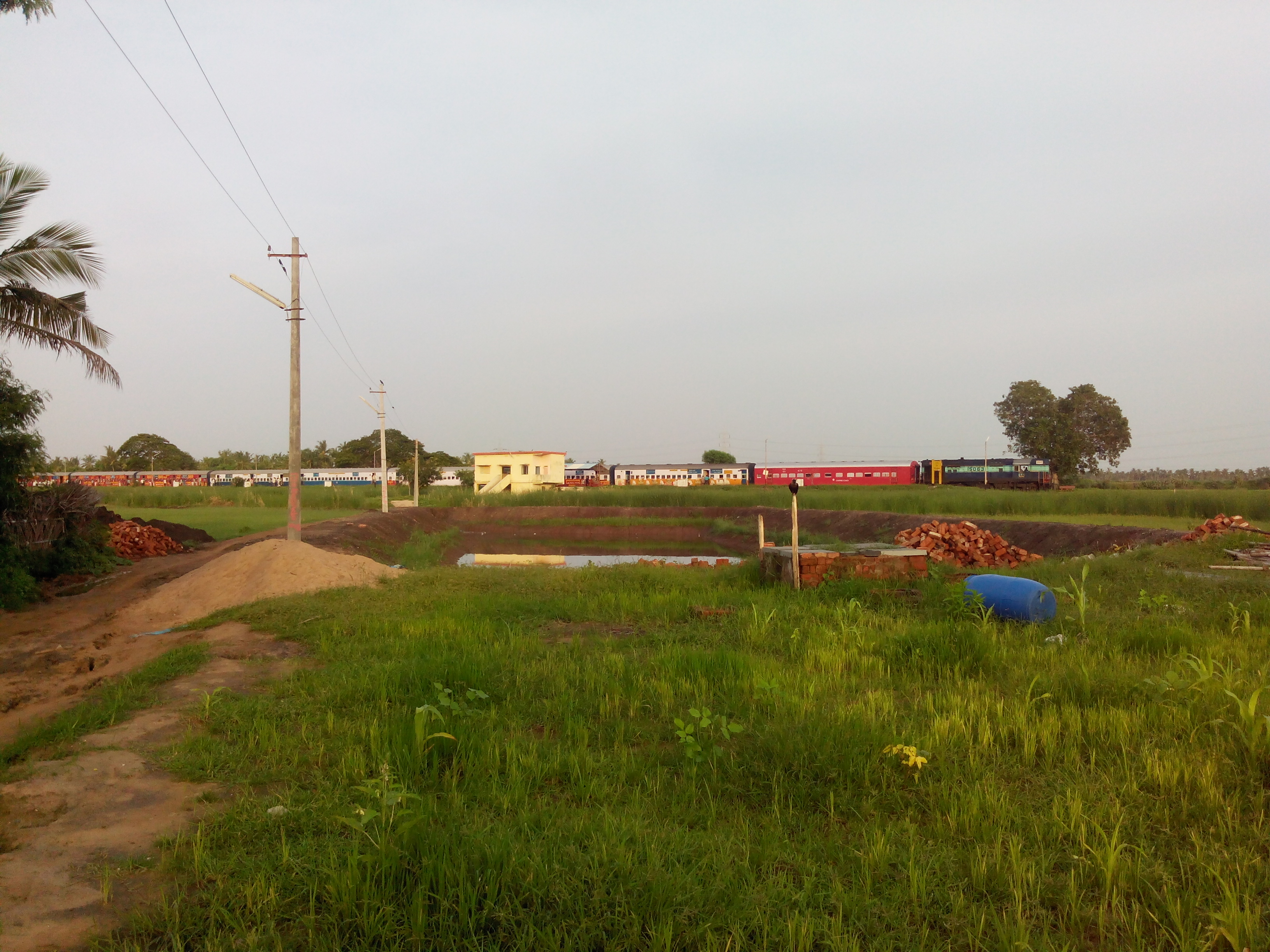 Putlacheruvu Railway Station From Shiva Temple