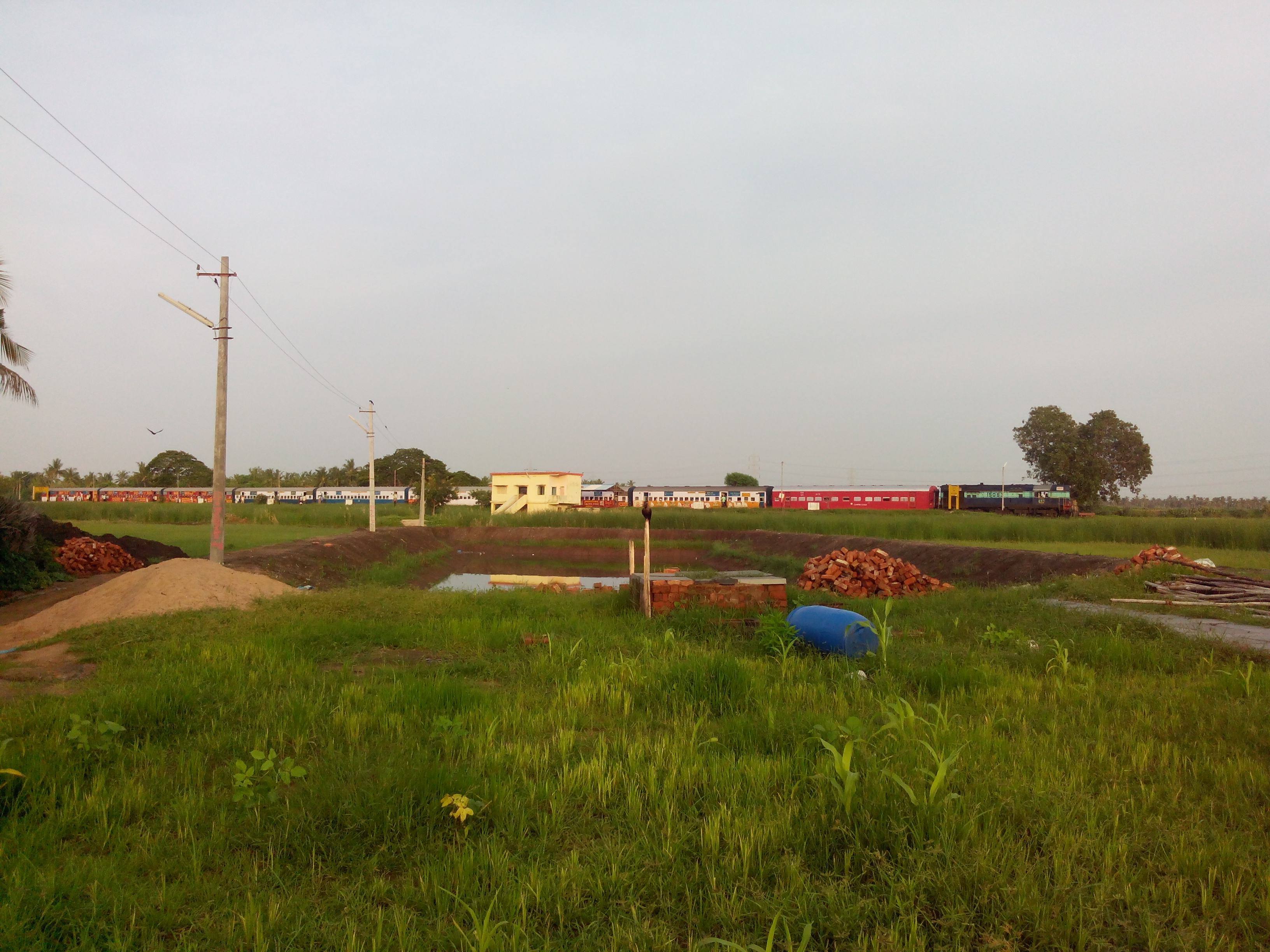 Putlacheruvu Railway Station From Shiva Temple