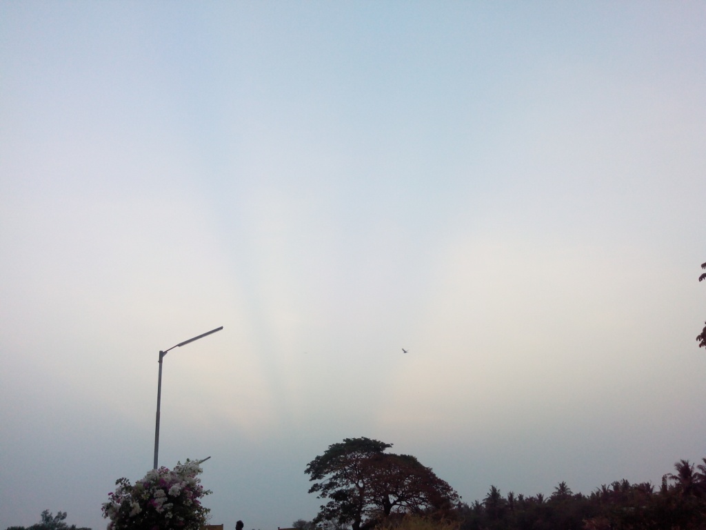 Putlacheruvu Railway Station Sky View in the Morning 6:00AM Summer